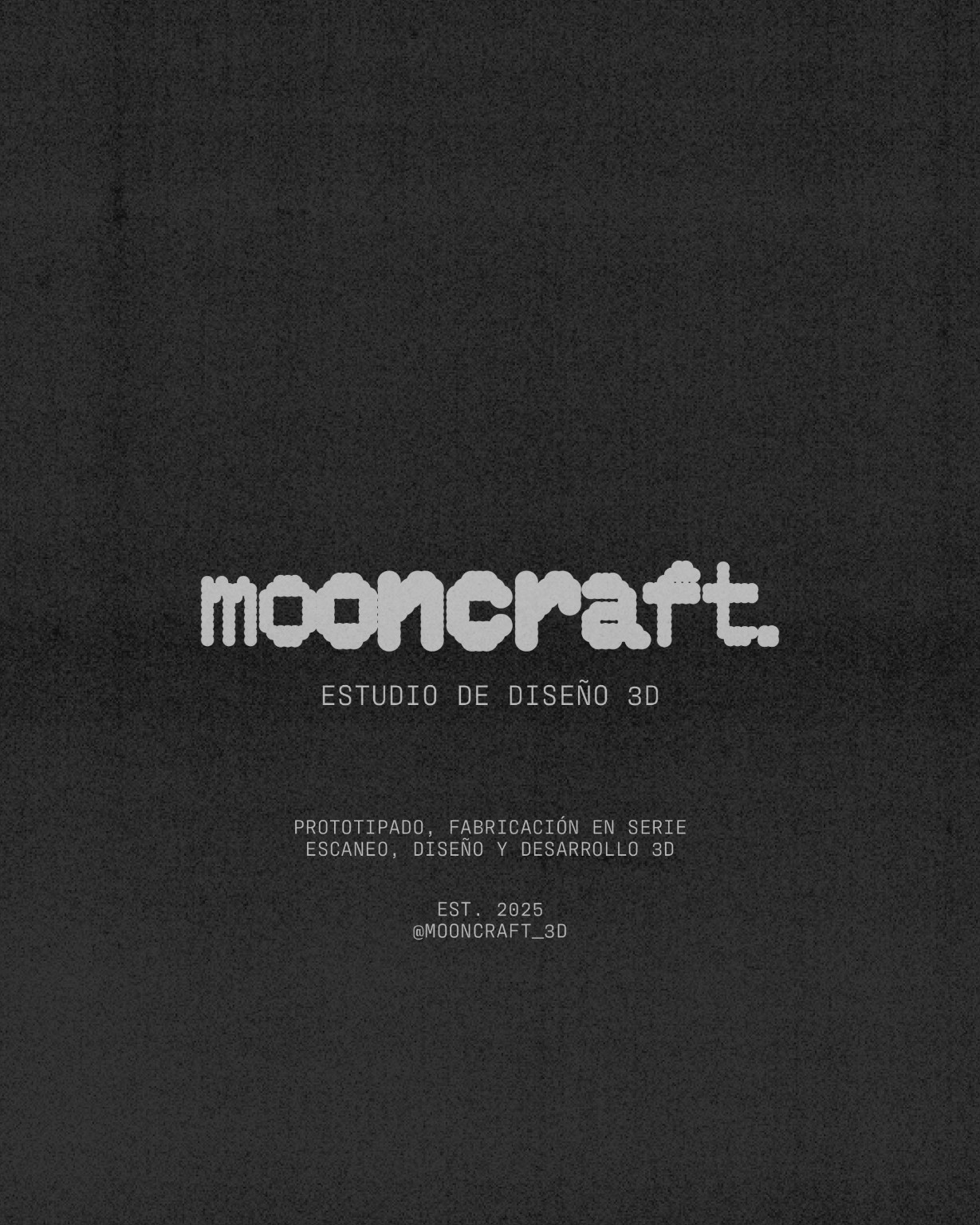 Mooncraft, estudio de diseño 3D